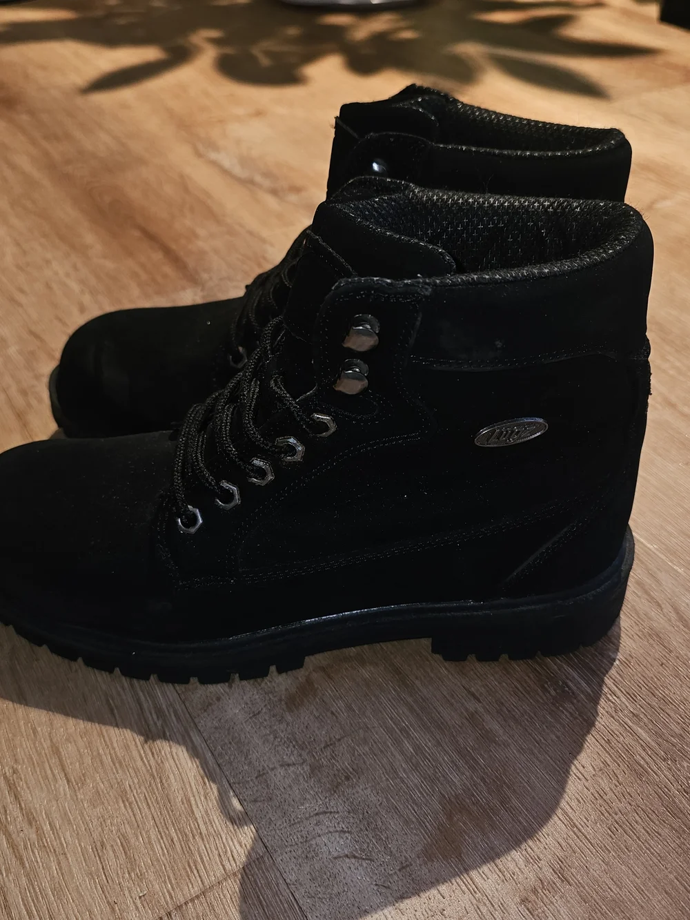 Lugz 6 Inch Round Toe Lace Up  Mens Black Casual Boots MMANTLHD-001 Size 7.5 - Picture 3 of 7